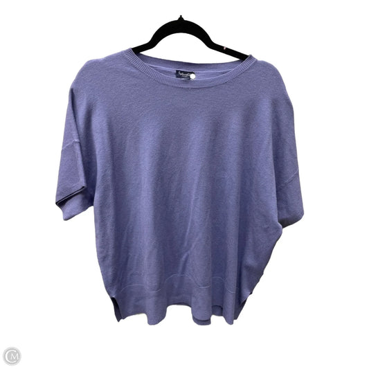 Sweater Short Sleeve By Splendid In Purple, Size: Xs
