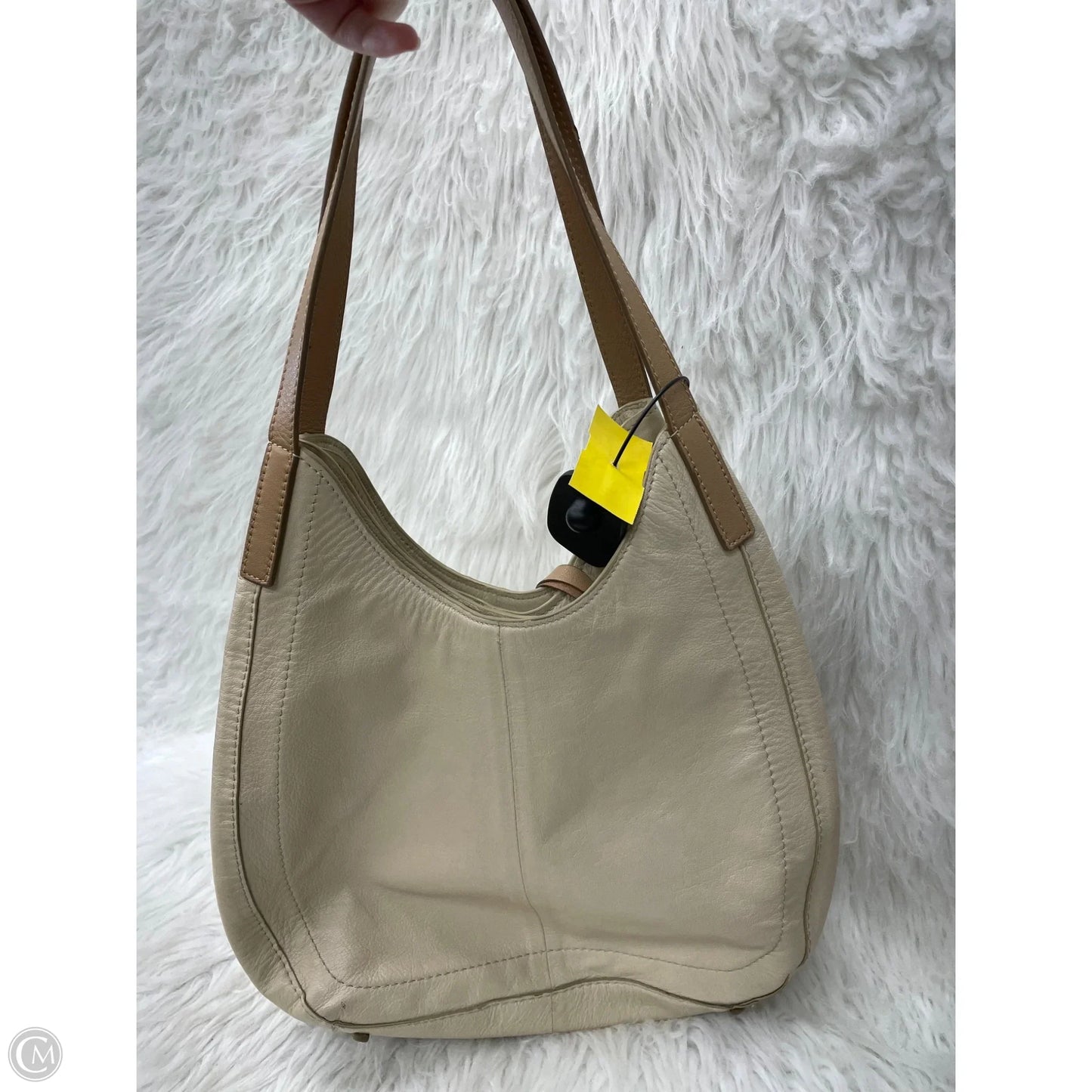 Handbag Leather By Lucky Brand, Size: Medium