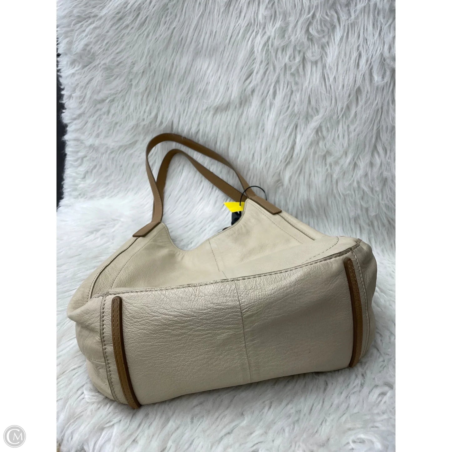 Handbag Leather By Lucky Brand, Size: Medium