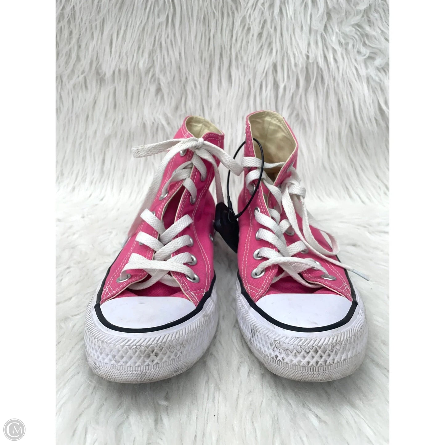 Shoes Sneakers By Converse In Pink & White, Size: 7