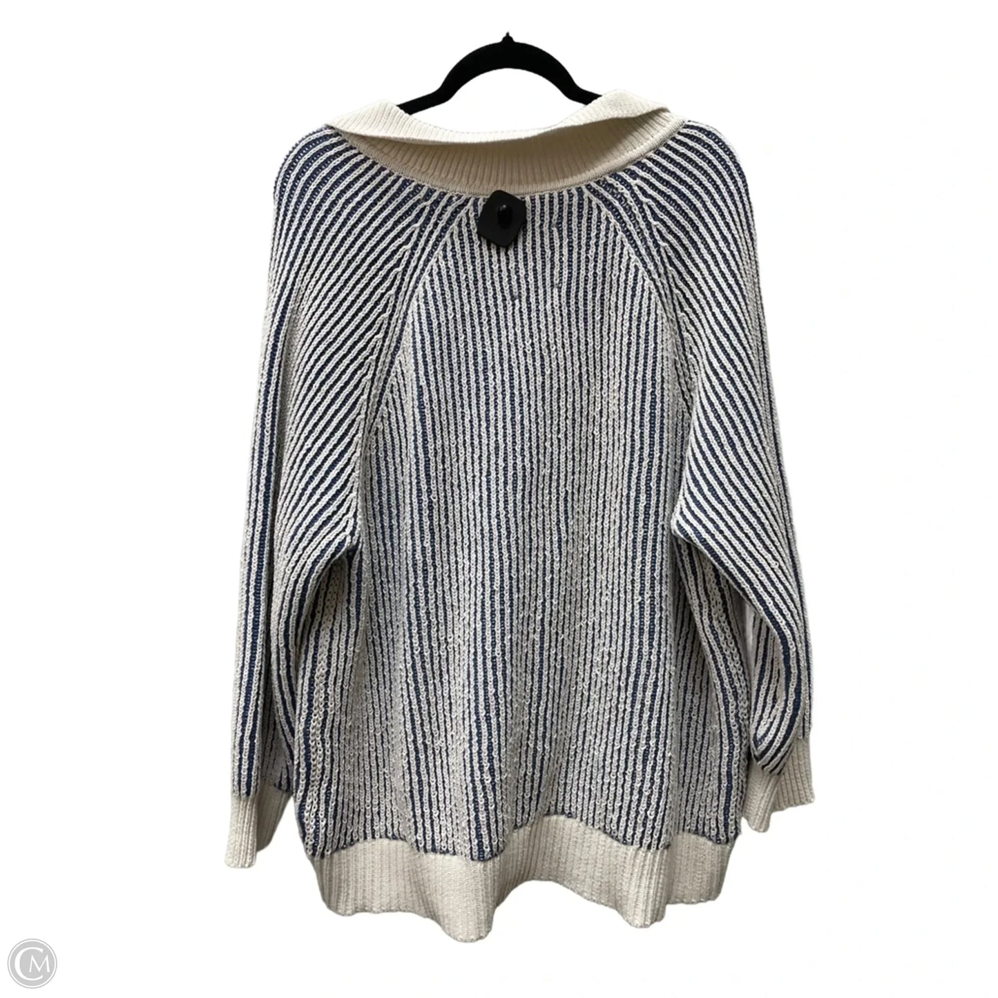 Sweater By Aerie In Striped Pattern, Size: L