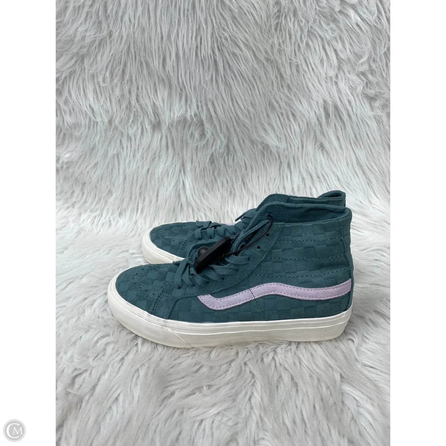 Shoes Sneakers By Vans In Green & Purple, Size: 8.5