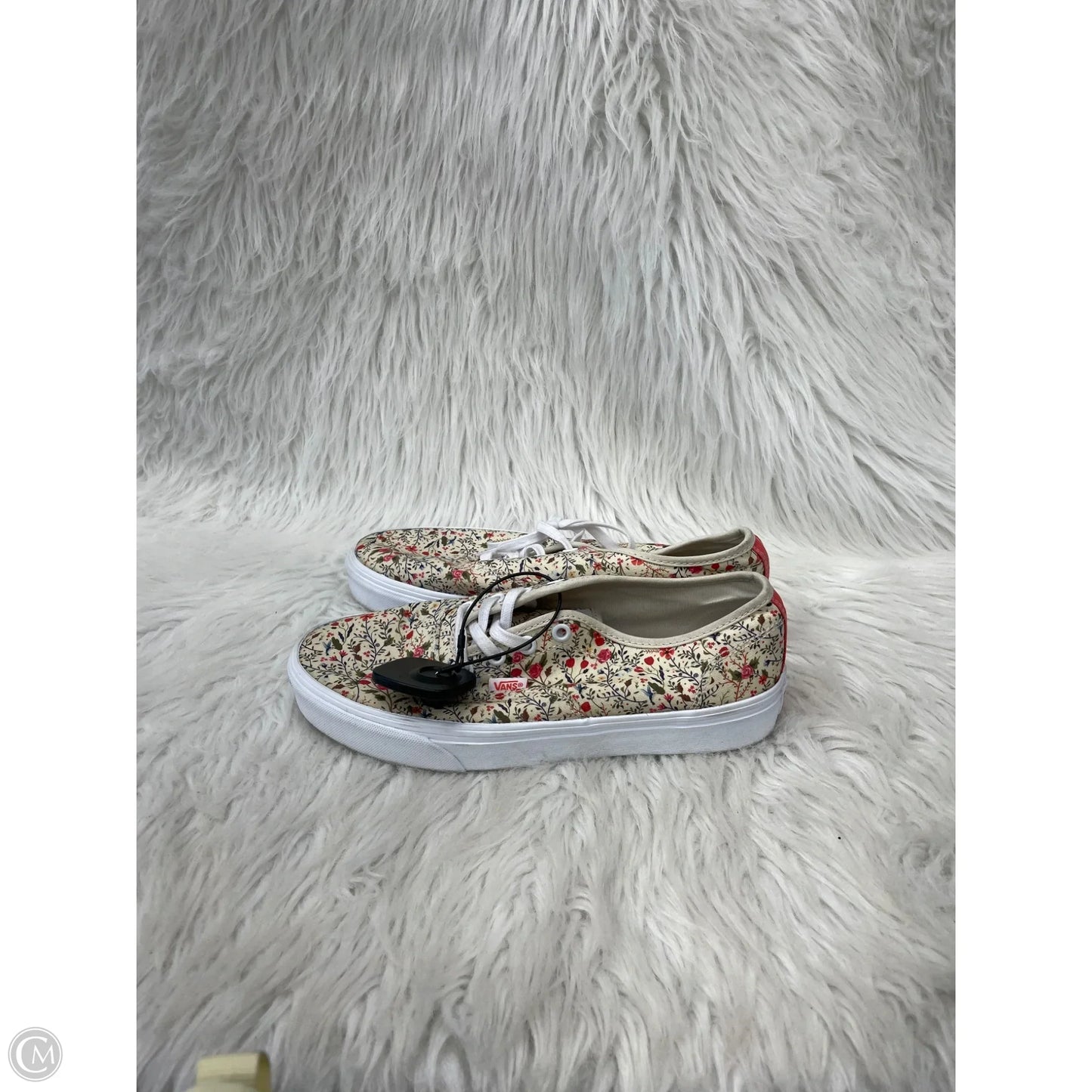 Shoes Sneakers By Vans In Floral Print, Size: 8.5