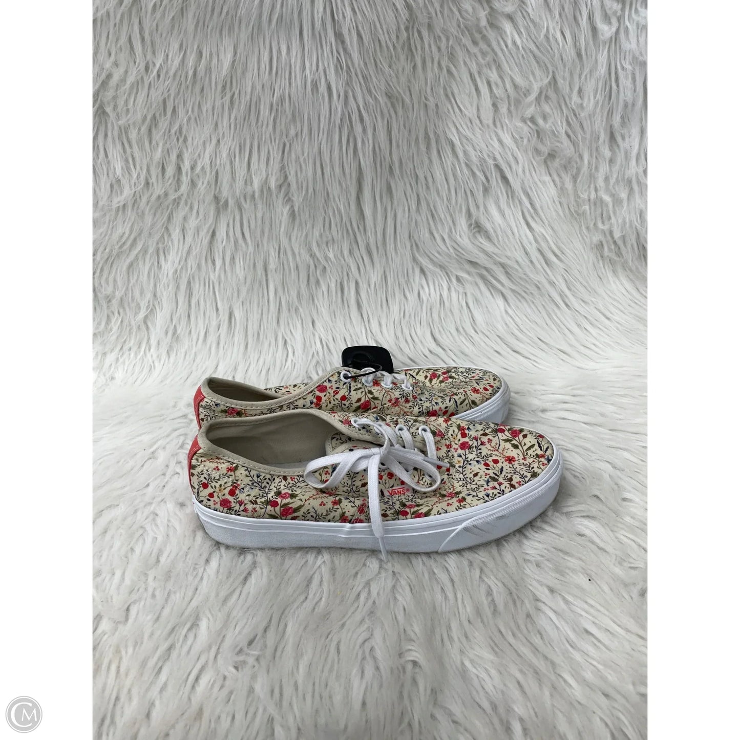 Shoes Sneakers By Vans In Floral Print, Size: 8.5
