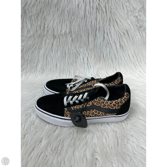 Shoes Sneakers By Vans In Black & Tan, Size: 9