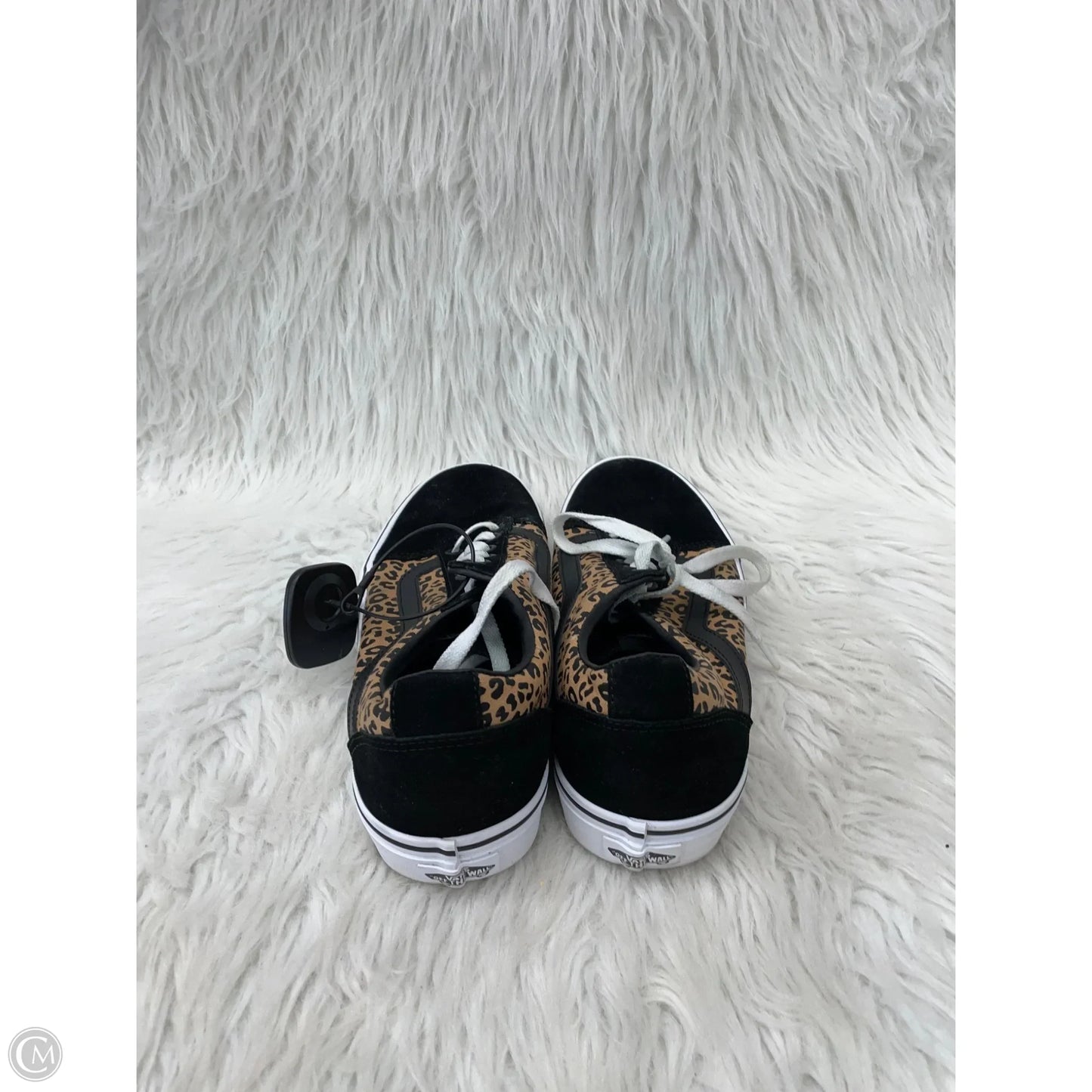 Shoes Sneakers By Vans In Black & Tan, Size: 9