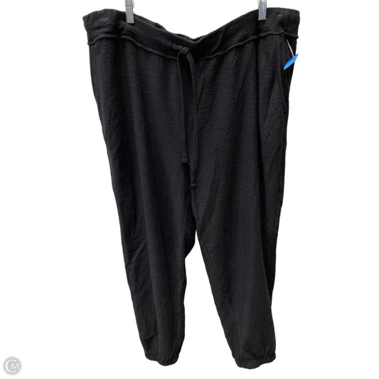 Pants Lounge By Eileen Fisher In Black, Size: 2x