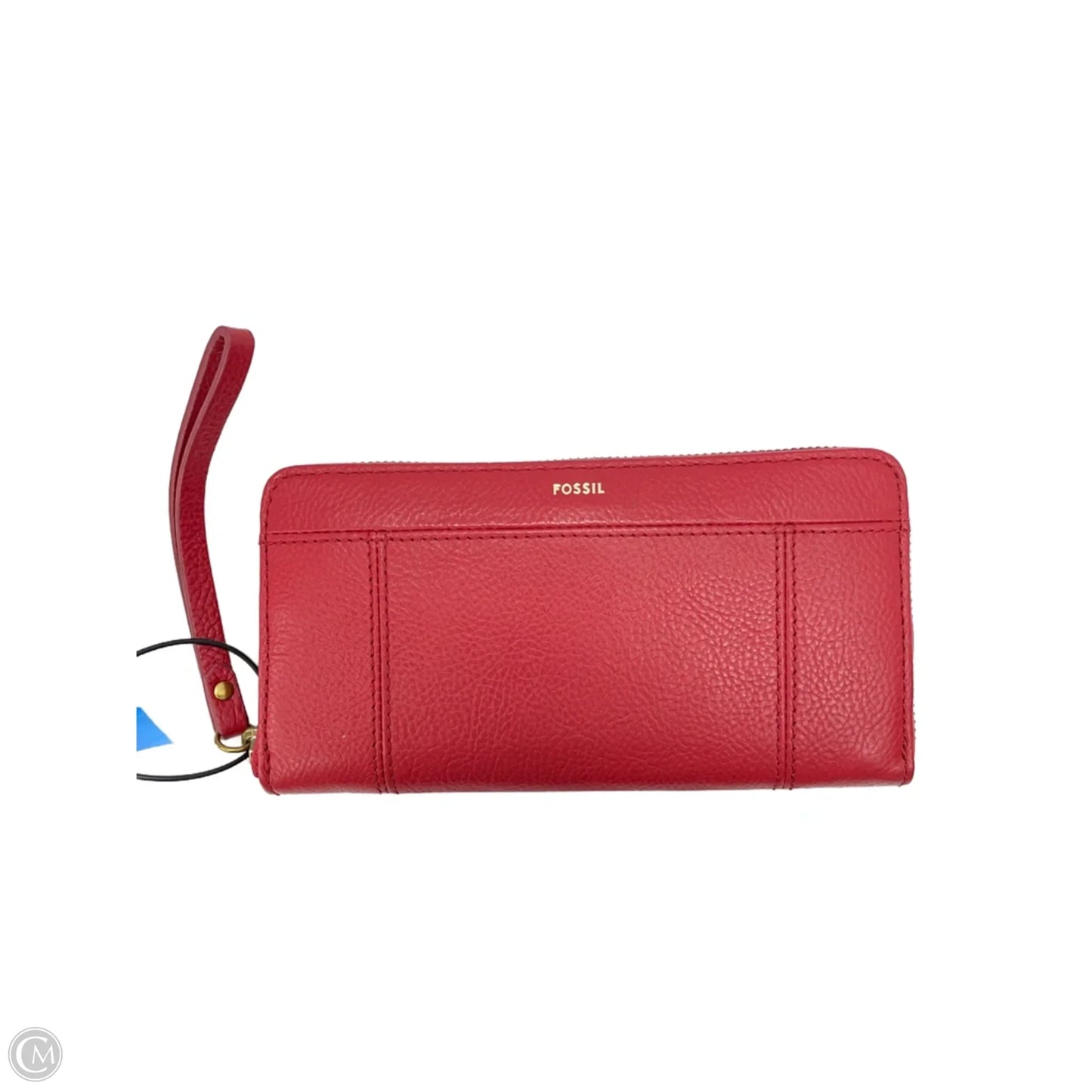 Wallet Leather By Fossil, Size: Medium