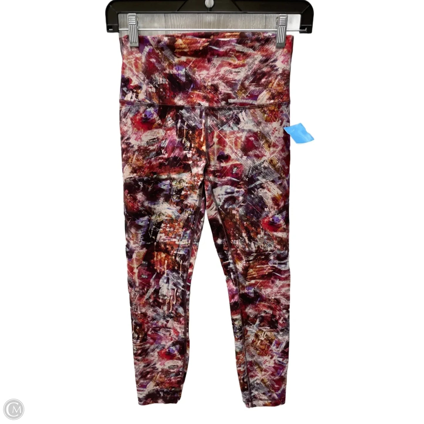 Athletic Leggings By Lululemon In Multi-colored, Size: 6