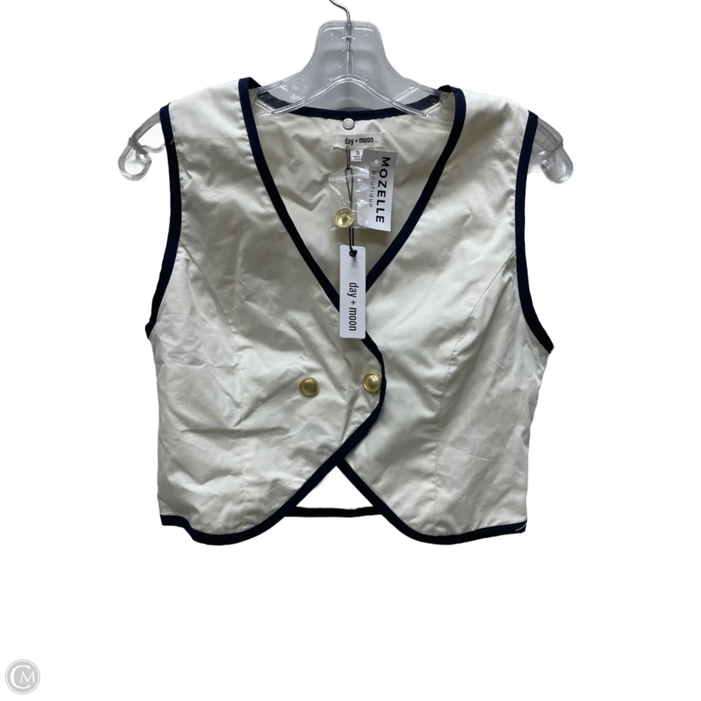 Shorts Set By Day + Moon In Blue & Cream, Size: S