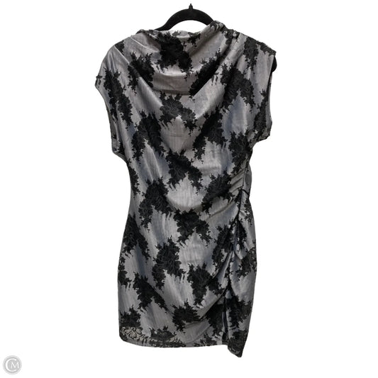 Dress Party Short By Anthropologie In Black & Grey, Size: S