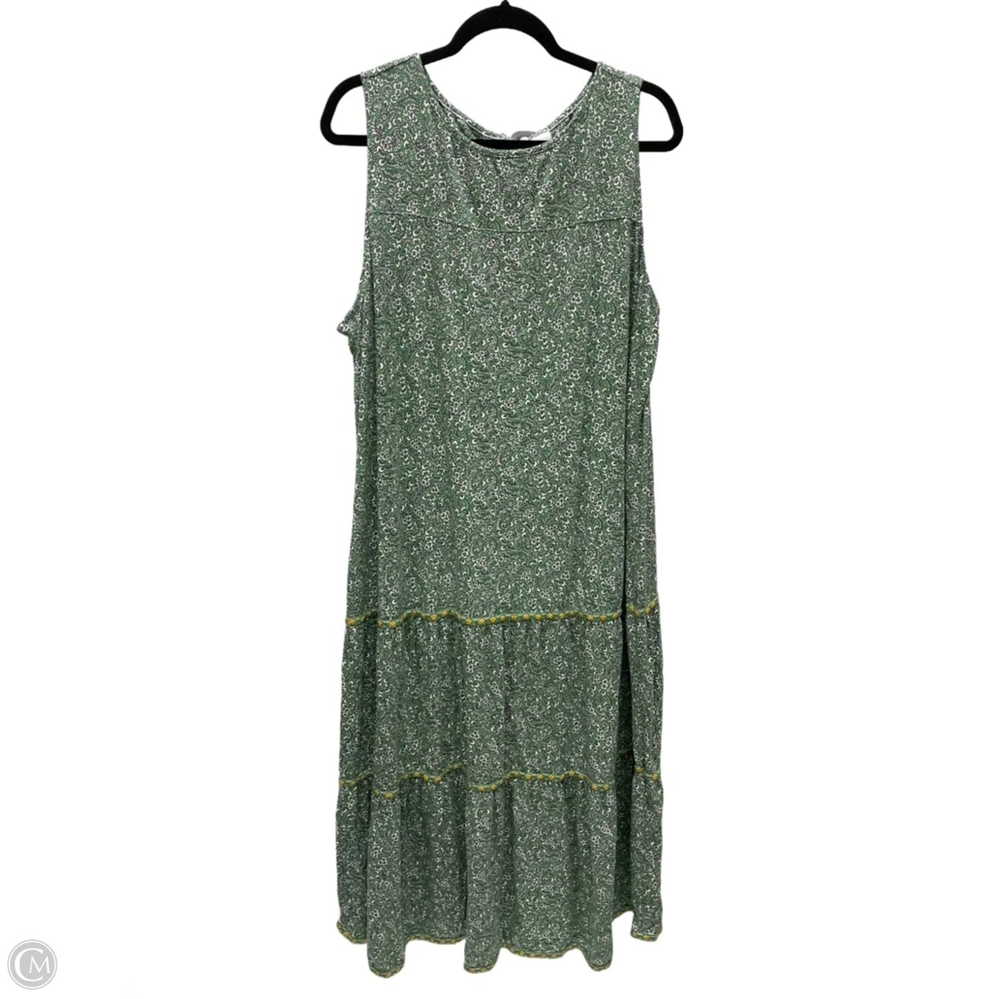 Dress Casual Maxi By J. Jill In Floral Print, Size: 3x