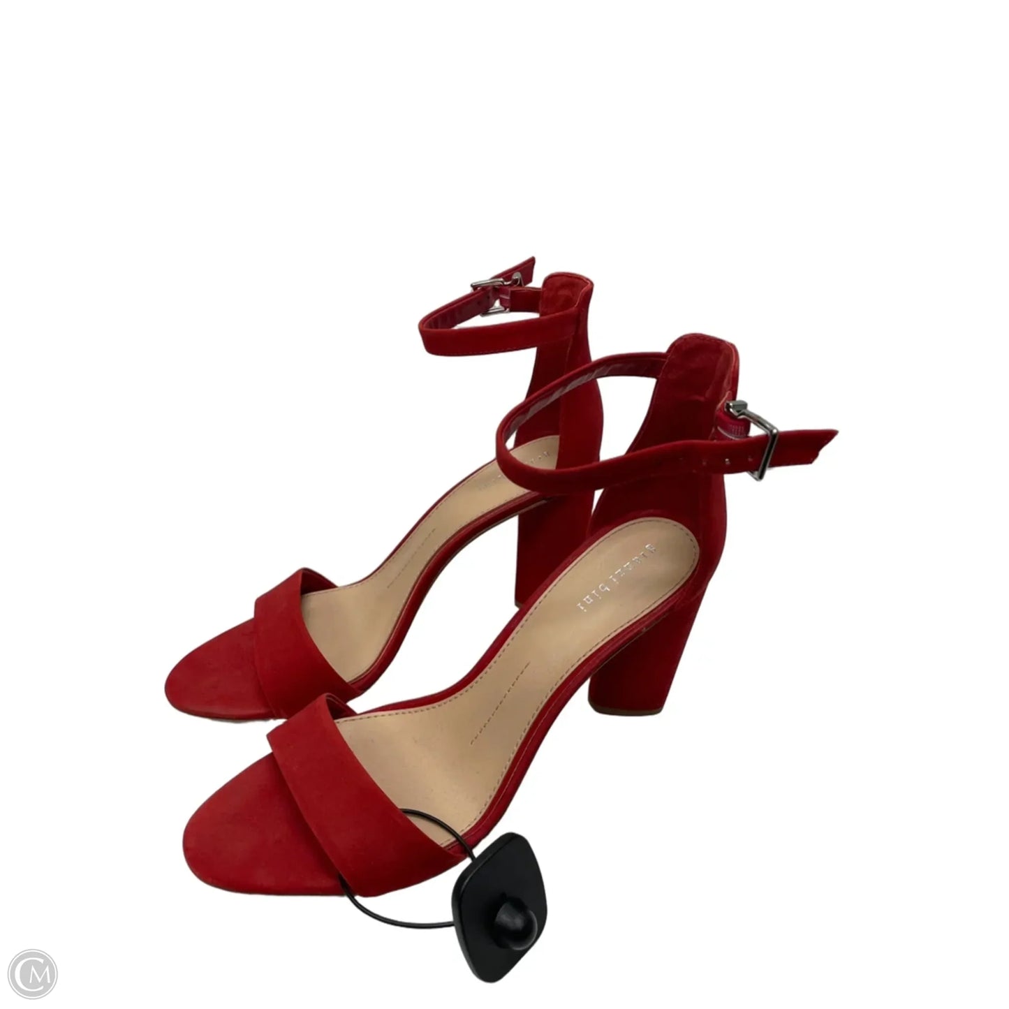 Sandals Heels Block By Gianni Bini In Red, Size: 11