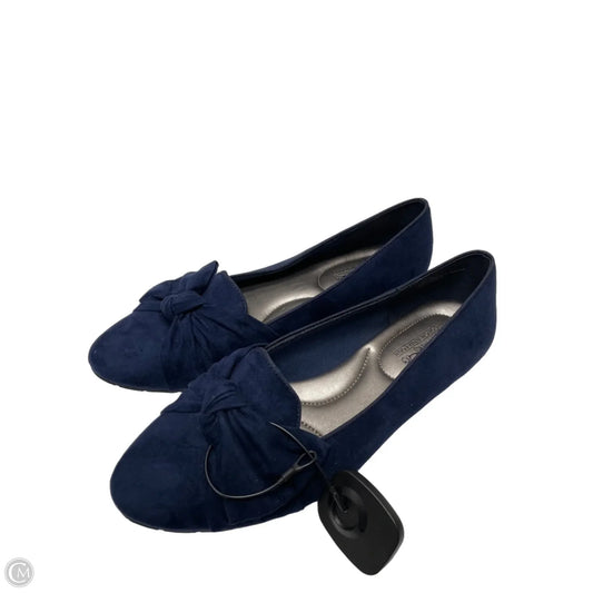 Shoes Flats By Coach And Four In Navy, Size: 9.5