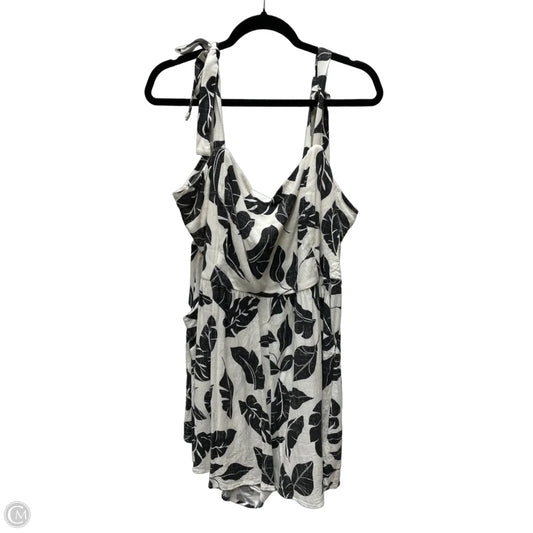 Romper By Torrid In Black & White, Size: 1x