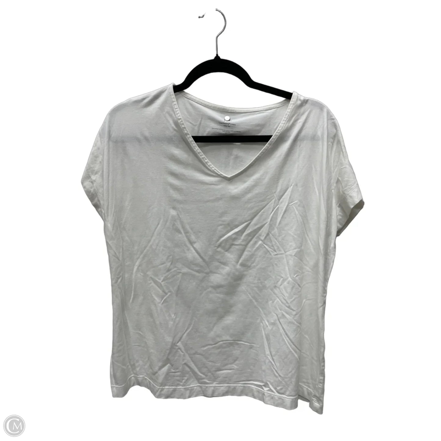 Top Short Sleeve Basic By J. Jill In White, Size: S