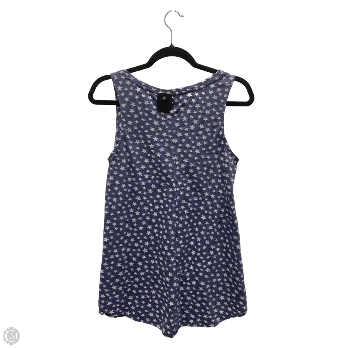 Top Sleeveless Basic By Old Navy In Blue & White, Size: M