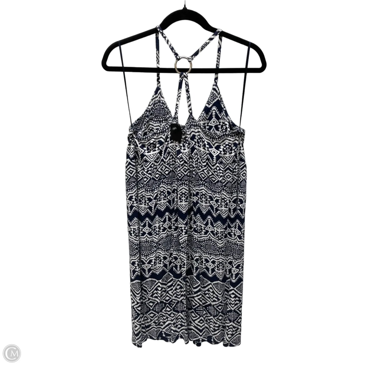 Dress Casual Short By Inc In Blue & White, Size: Xl