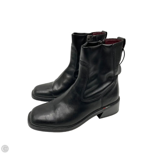 Boots Ankle Heels By Franco Sarto In Black, Size: 9