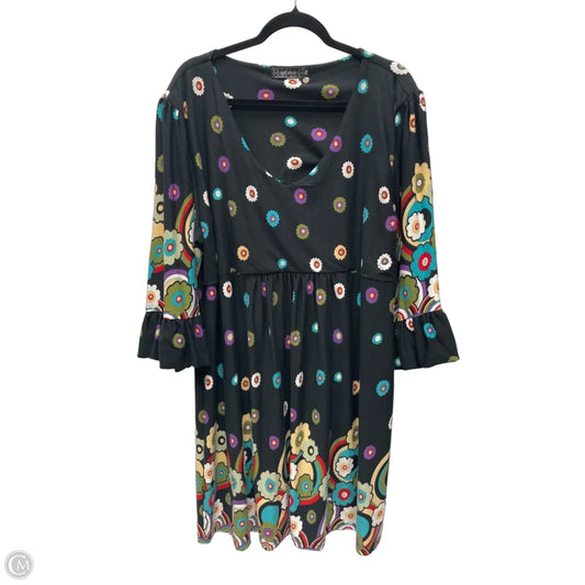 Dress Casual Short By Cme In Floral Print, Size: 3x