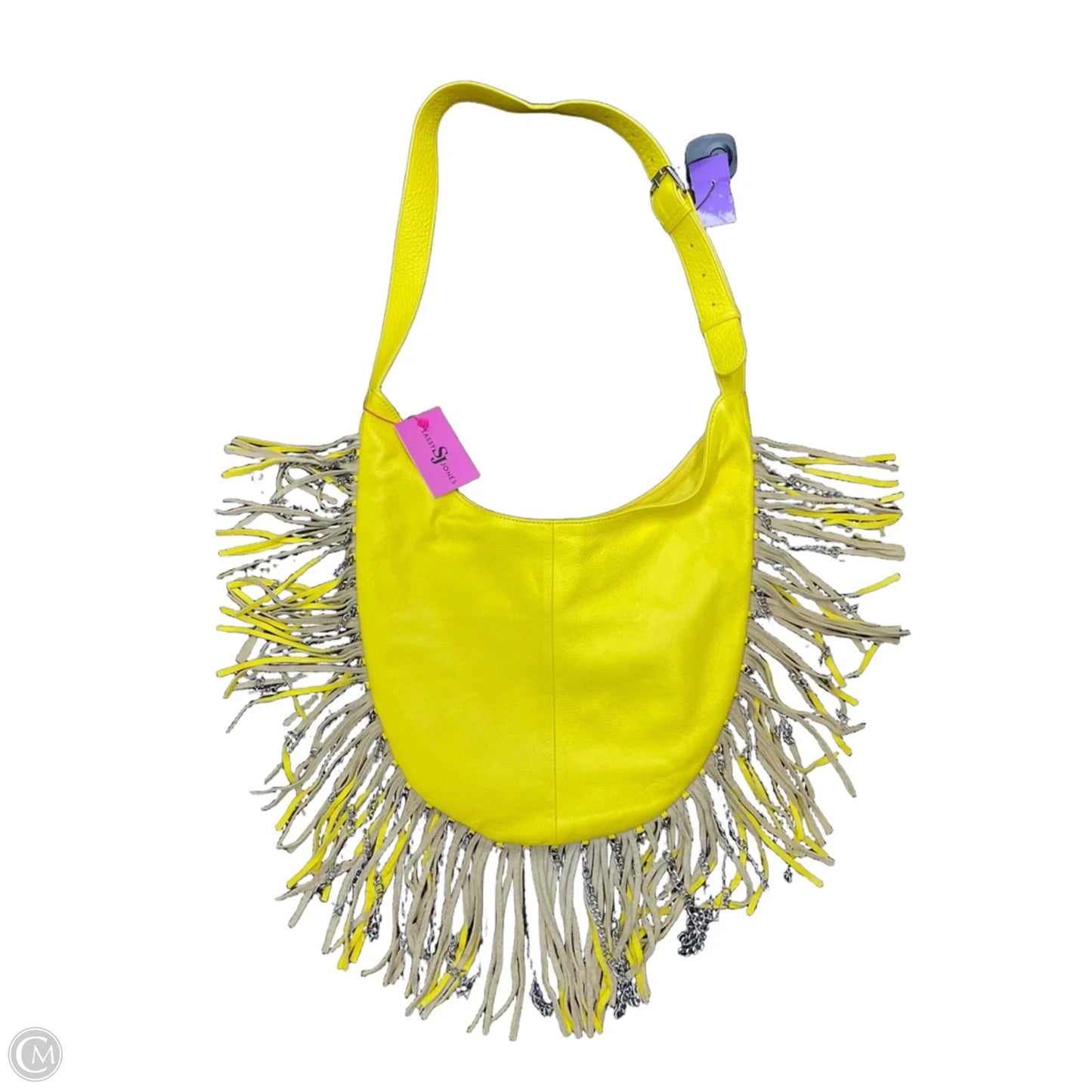 Handbag Leather By Cmb, Size: Large