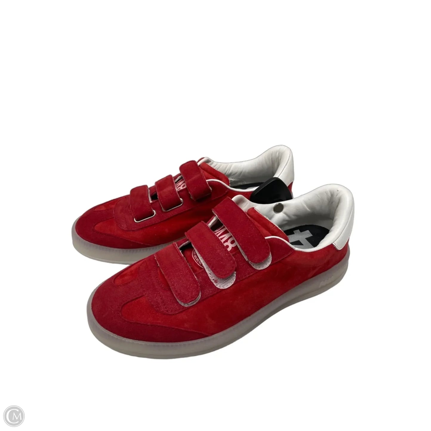 Shoes Sneakers By P448 In Red & White, Size: 7.5