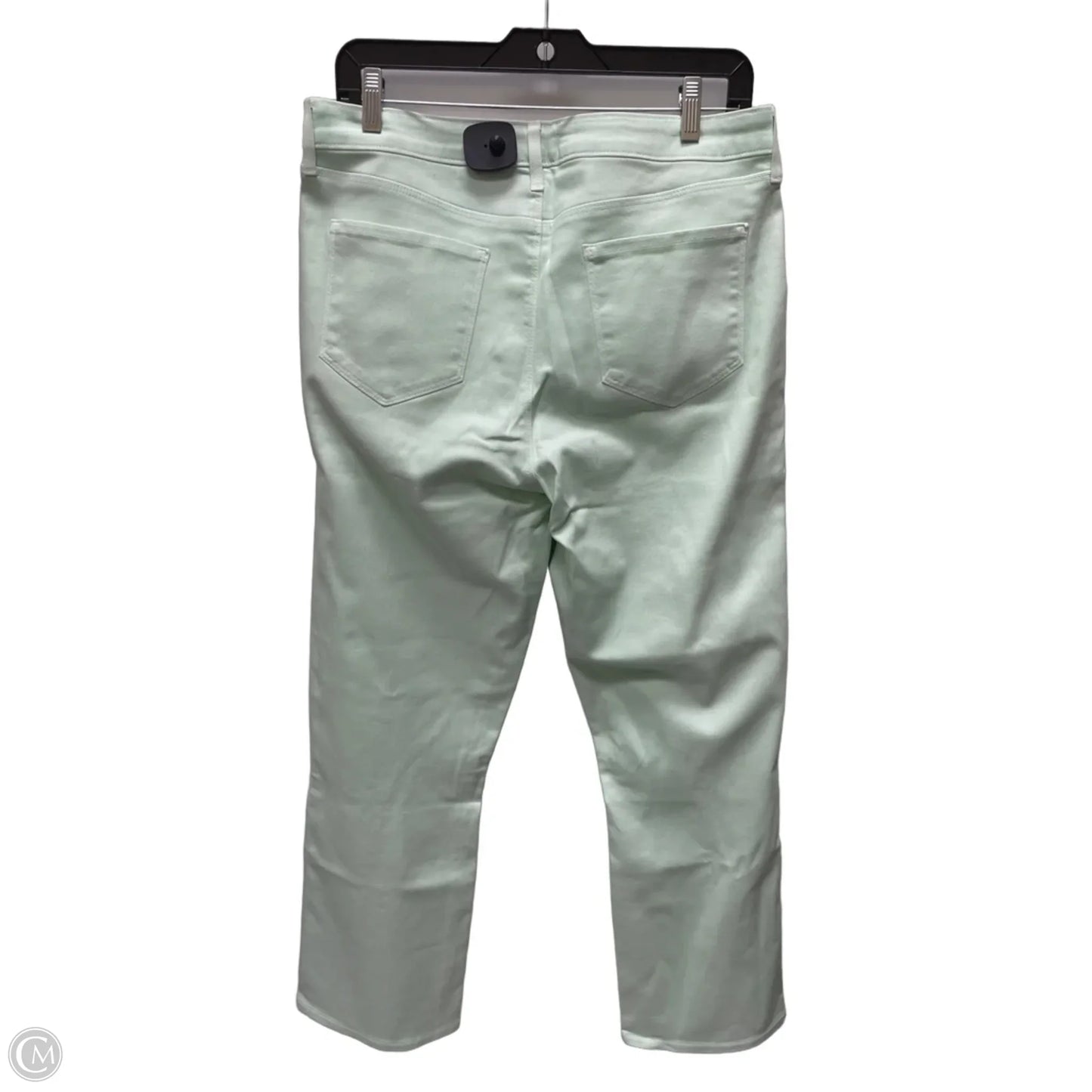 Jeans Flared By L Agence In Green Denim, Size: 14