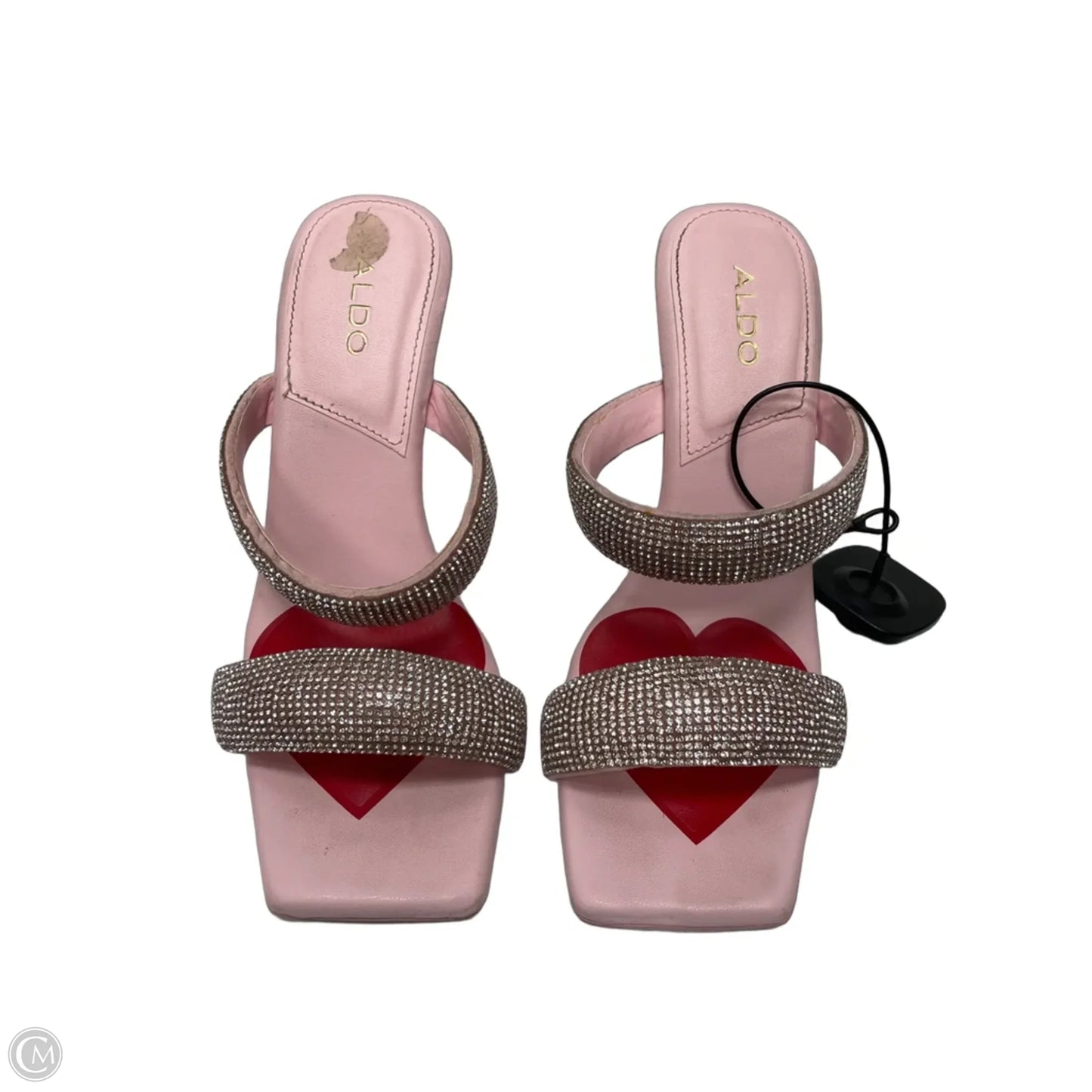 Sandals Heels Stiletto By Aldo In Pink, Size: 6.5