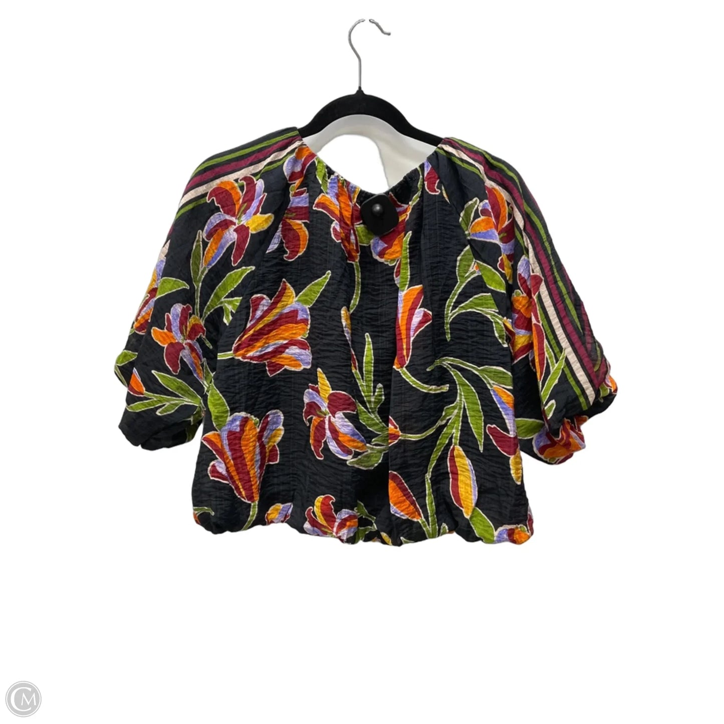 Blouse Short Sleeve By Thml In Floral Print, Size: S