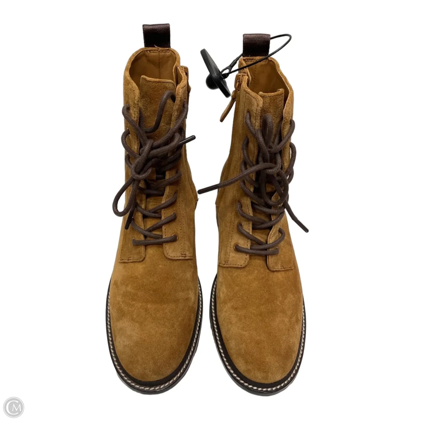Boots Designer By Tory Burch In Brown, Size: 7.5