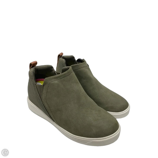 Shoes Heels Wedge By Ryka In Green, Size: 6.5