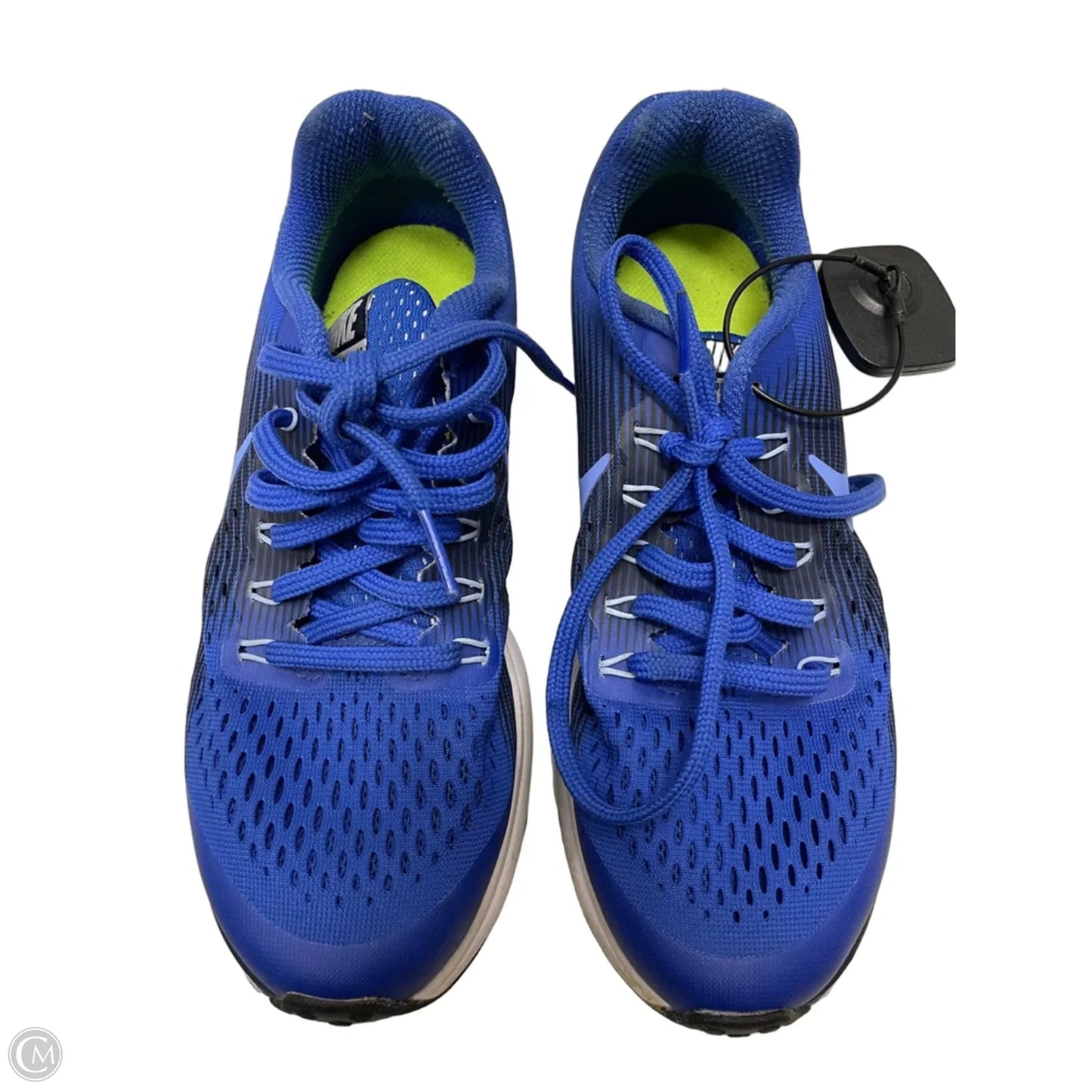 Shoes Sneakers By Nike In Black & Blue, Size: 6.5