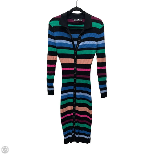 Dress Casual Maxi By Express In Striped Pattern, Size: 0