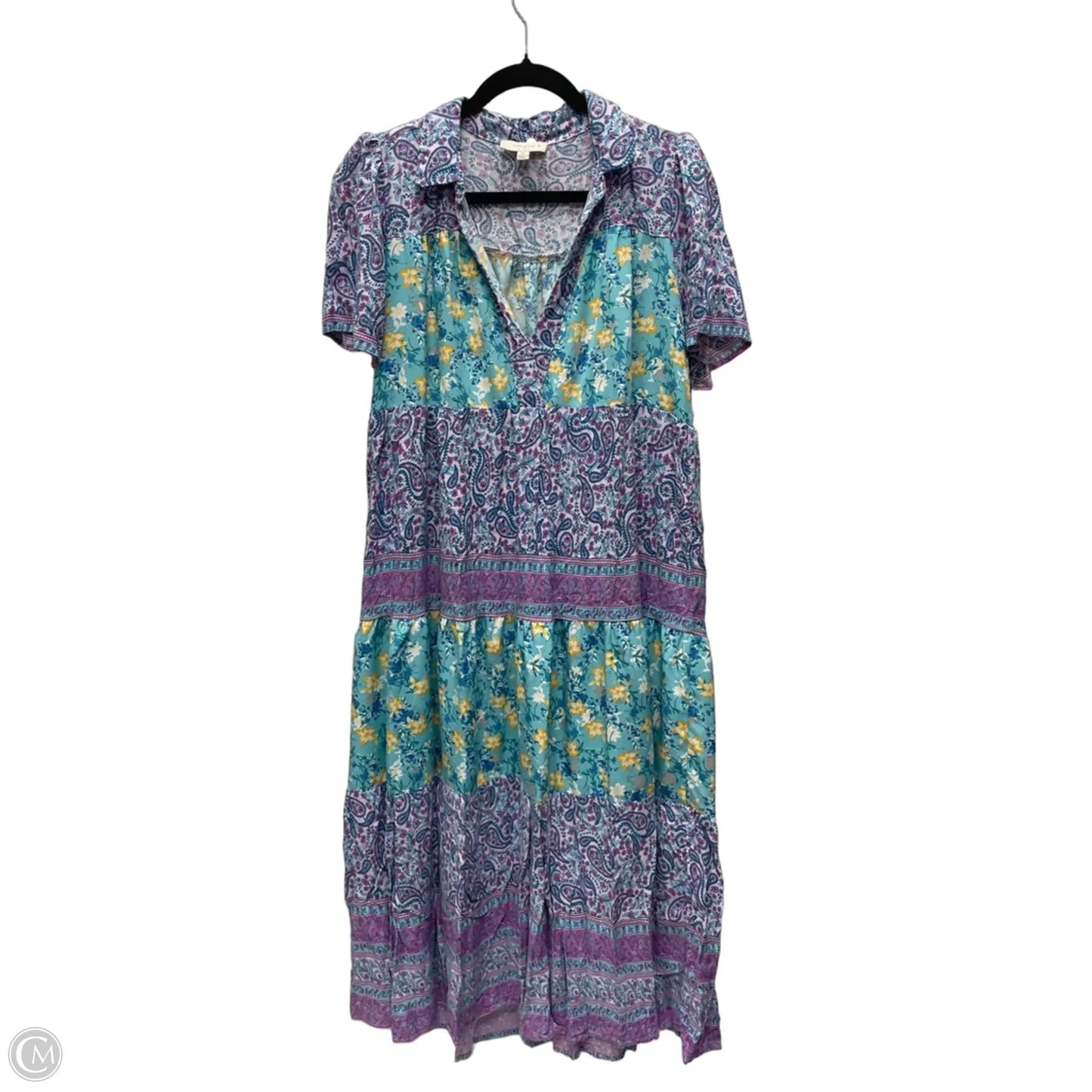 Dress Casual Maxi By Umgee In Floral Print, Size: Xl