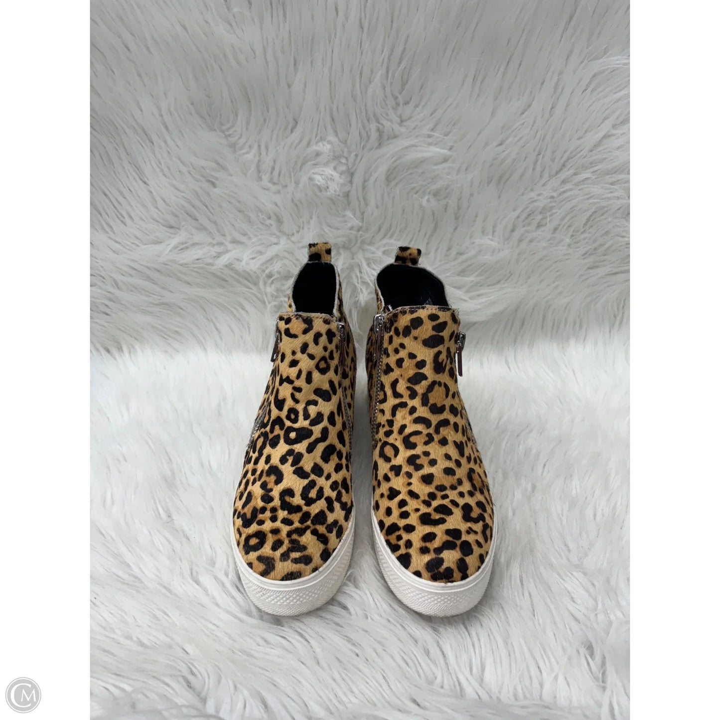 Shoes Heels Wedge By Steve Madden In Animal Print, Size: 8.5