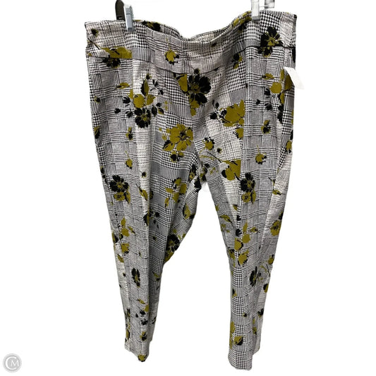 Pants Dress By Zac And Rachel In Checkered Pattern, Size: 22