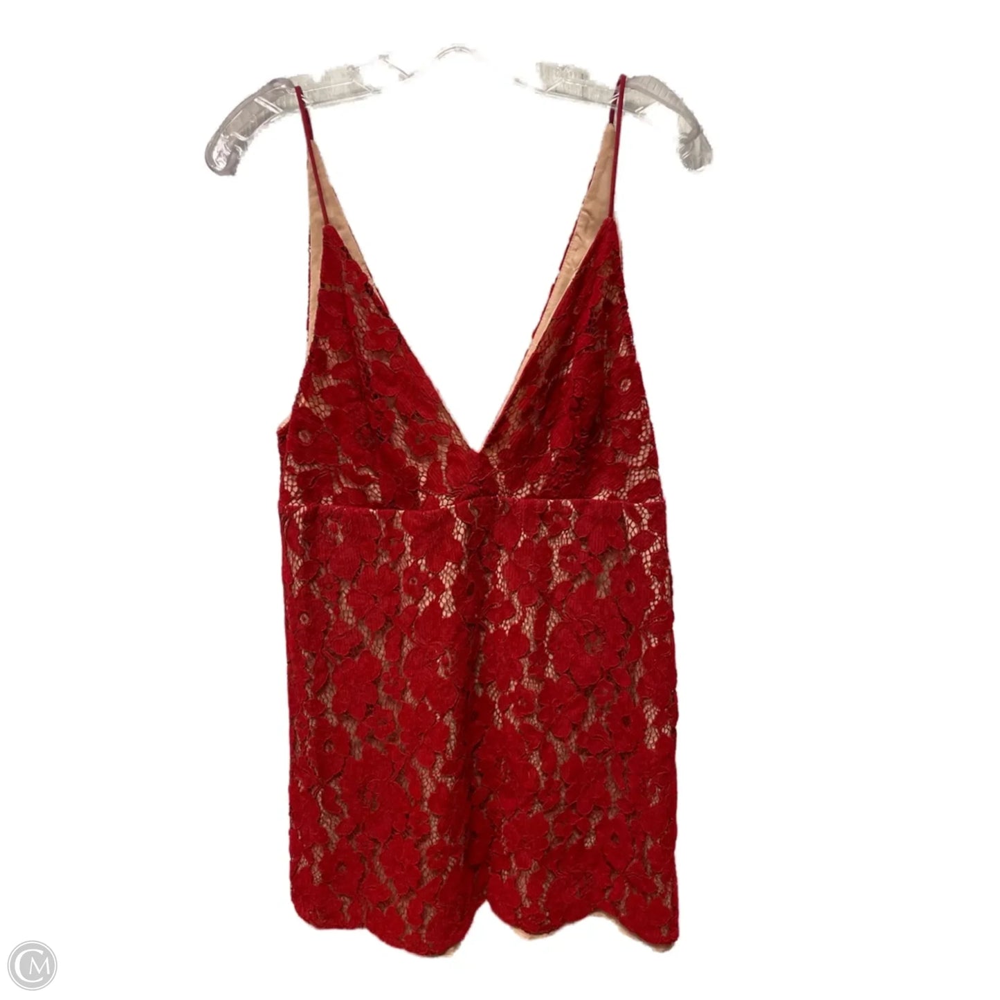 Dress Party Short By Free People In Red & Tan, Size: M