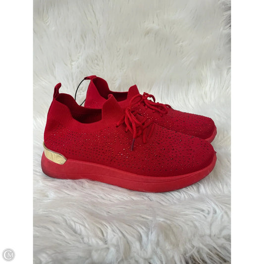 Shoes Sneakers By Rouge In Red, Size: 11