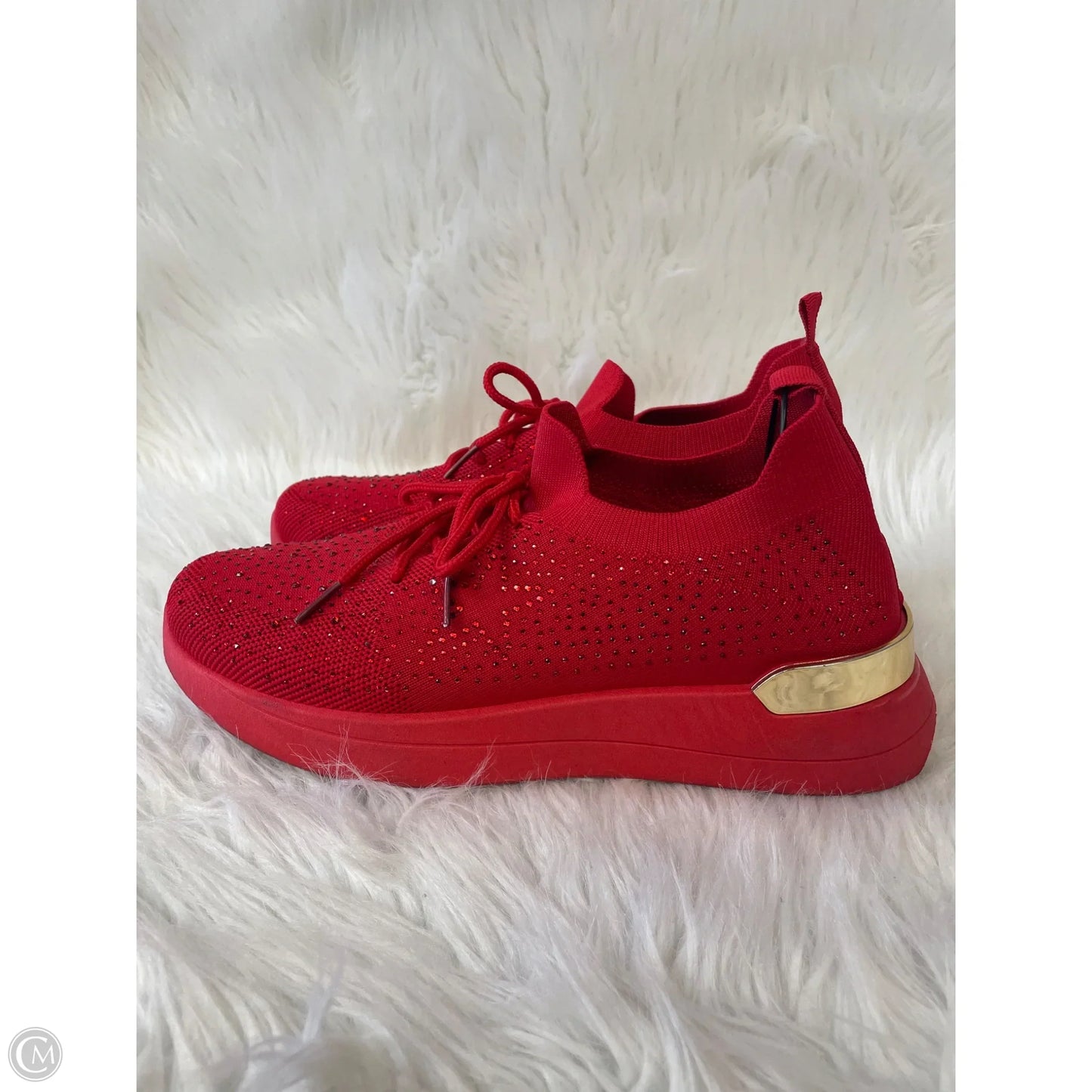 Shoes Sneakers By Rouge In Red, Size: 11