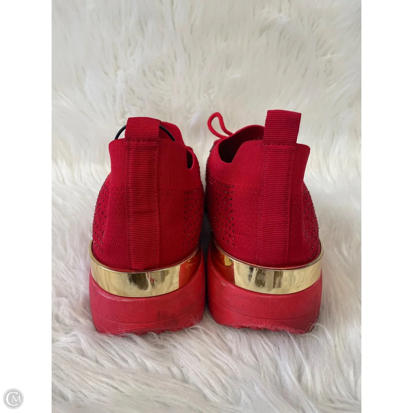 Shoes Sneakers By Rouge In Red, Size: 11