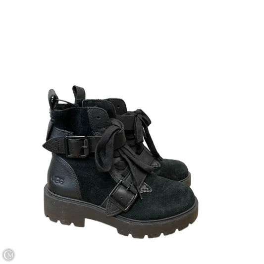 Boots Designer By Ugg In Black, Size: 6