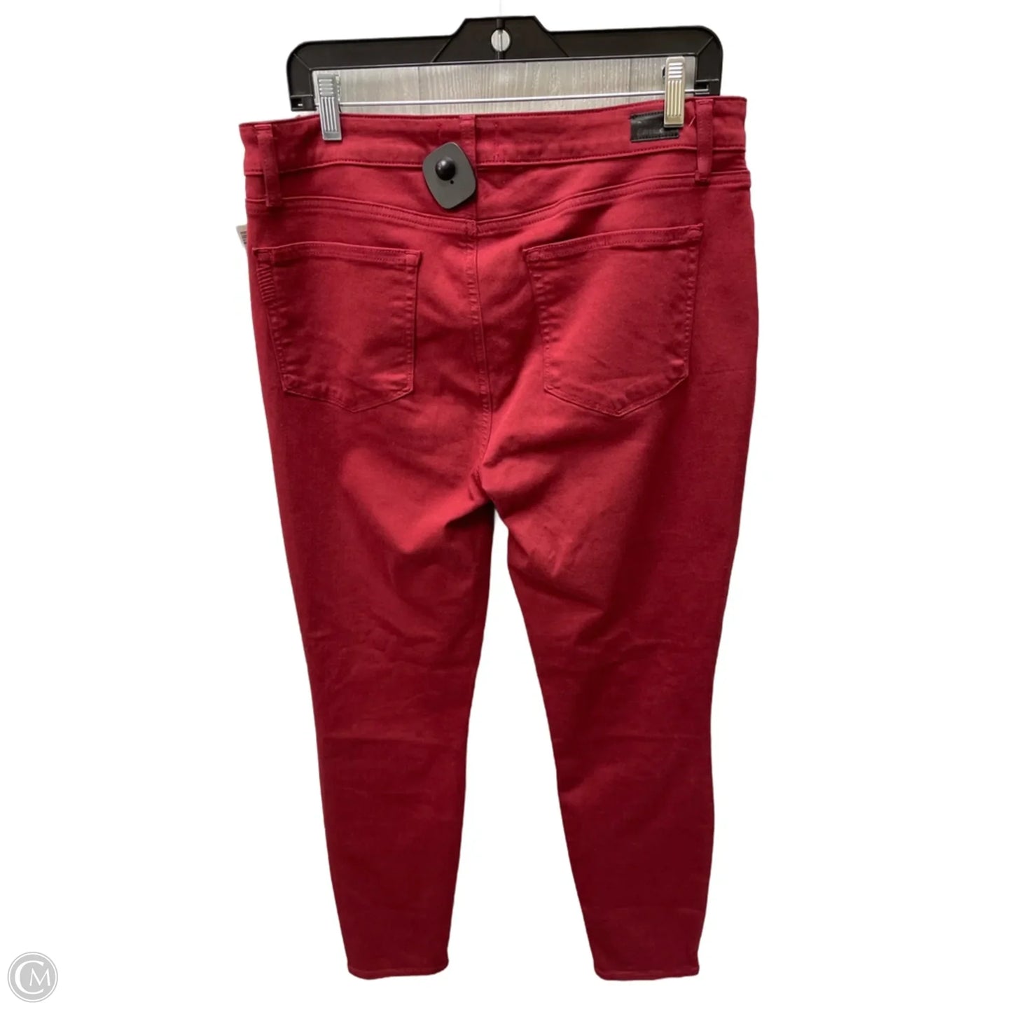 Jeans Skinny By Paige In Red Denim, Size: 14