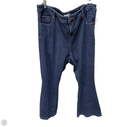 Jeans Straight By Ava & Viv In Blue Denim, Size: 20