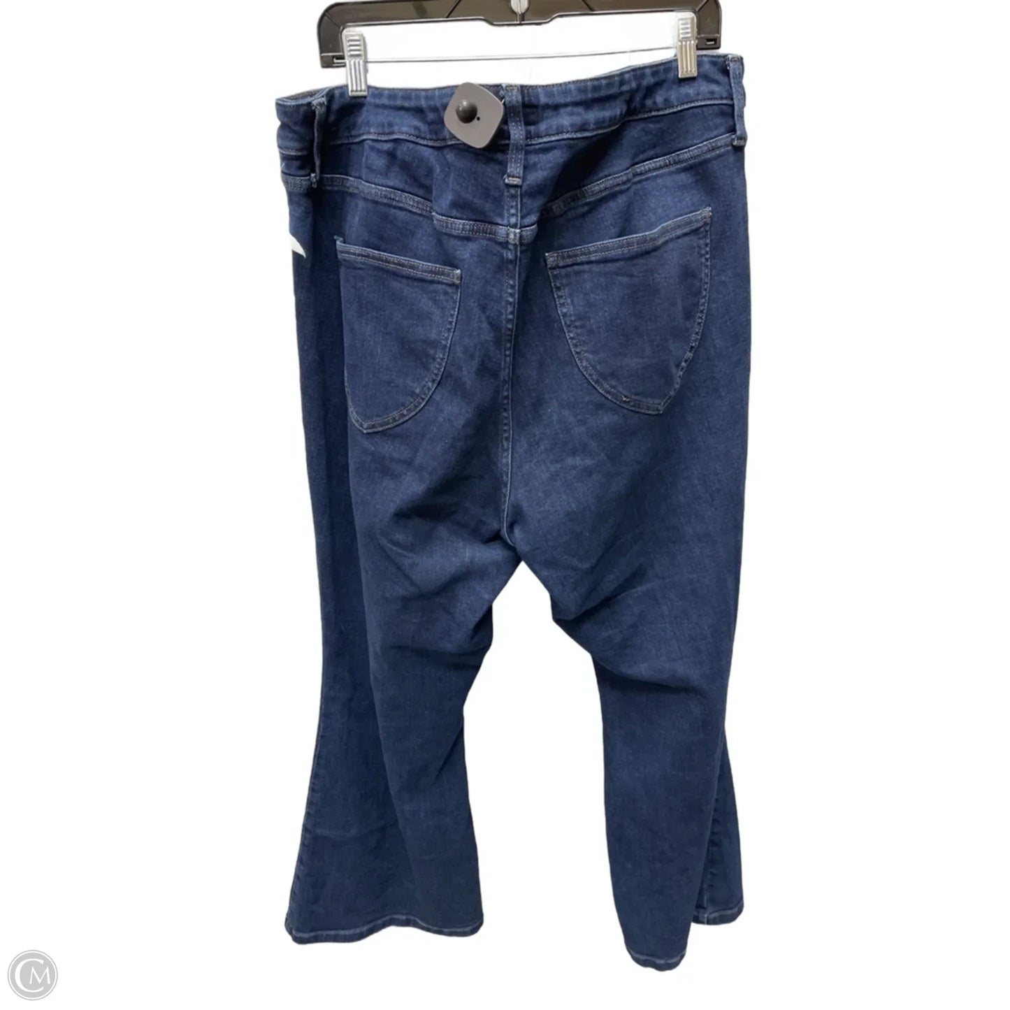 Jeans Straight By Ava & Viv In Blue Denim, Size: 20