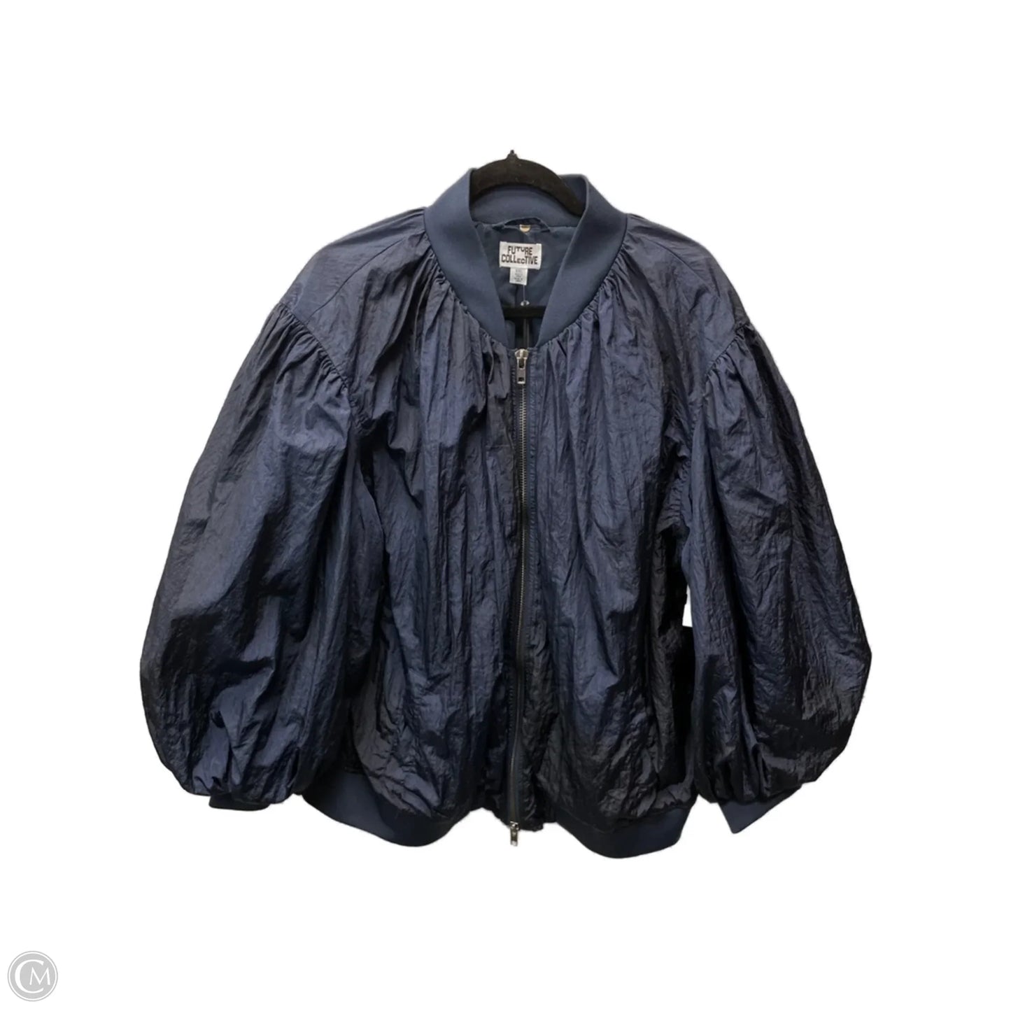 Jacket Puffer & Quilted By Clothes Mentor In Navy, Size: 2x