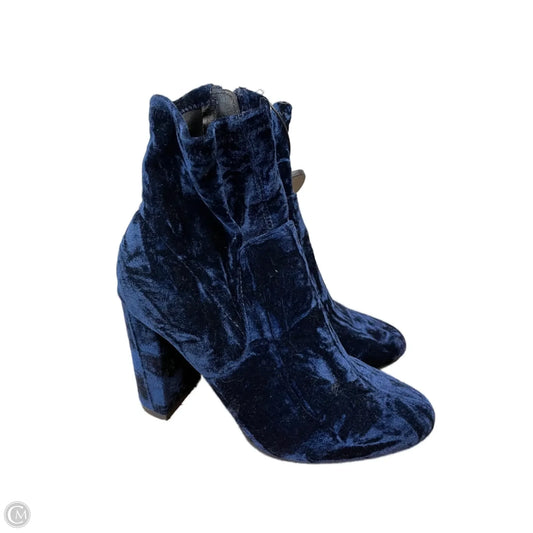 Boots Ankle Heels By Mossimo In Navy, Size: 7.5