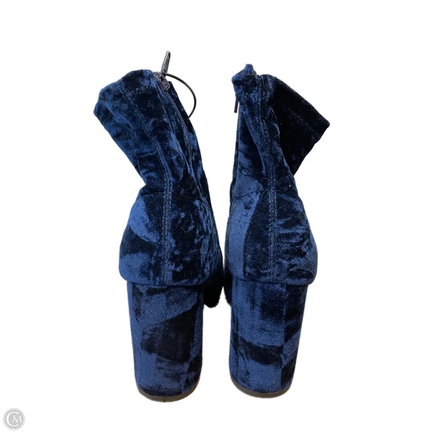 Boots Ankle Heels By Mossimo In Navy, Size: 7.5