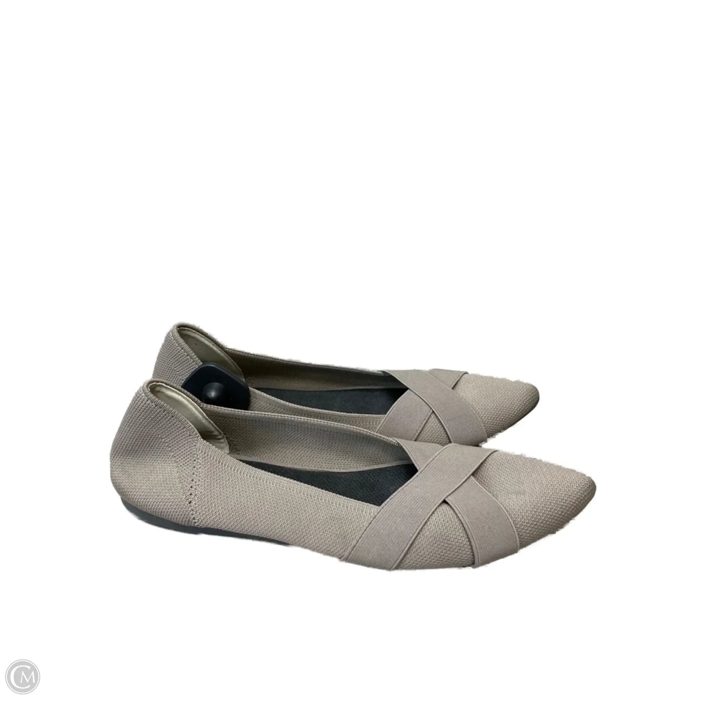 Shoes Flats By Clothes Mentor In Taupe, Size: 8.5