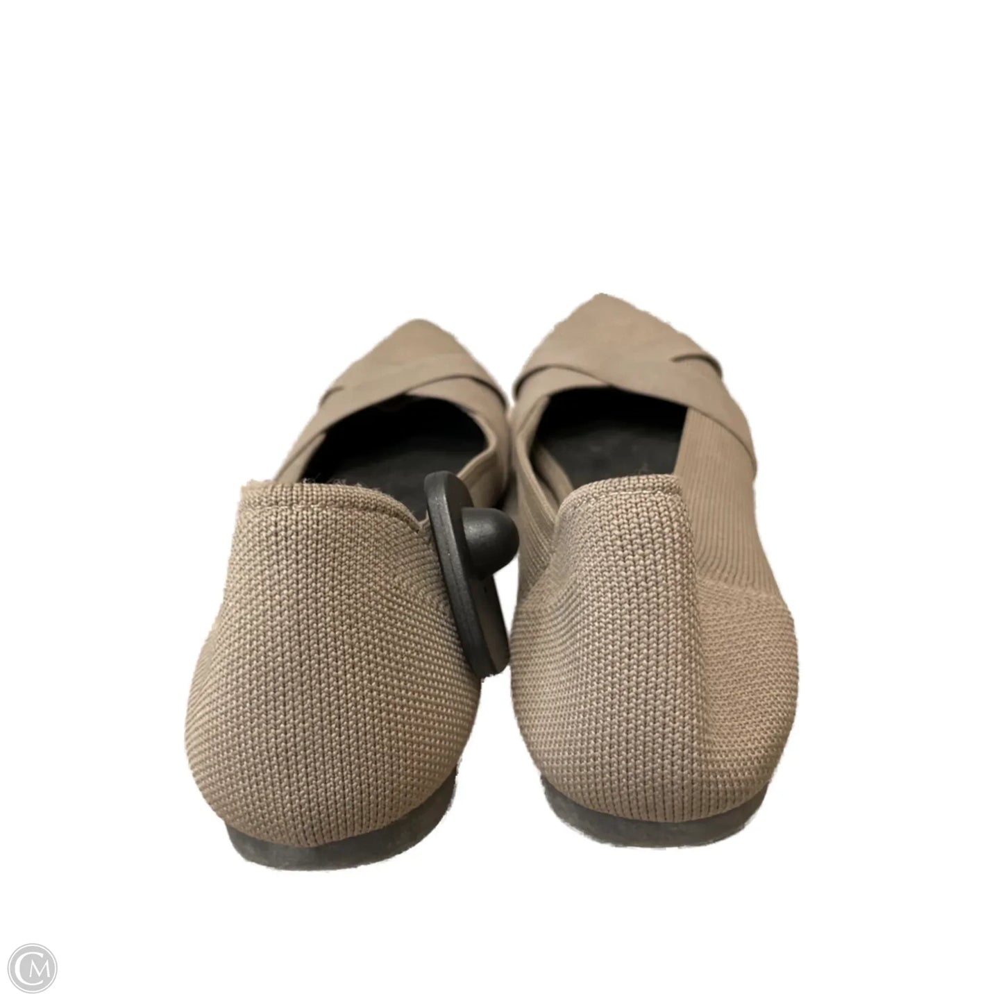 Shoes Flats By Clothes Mentor In Taupe, Size: 8.5