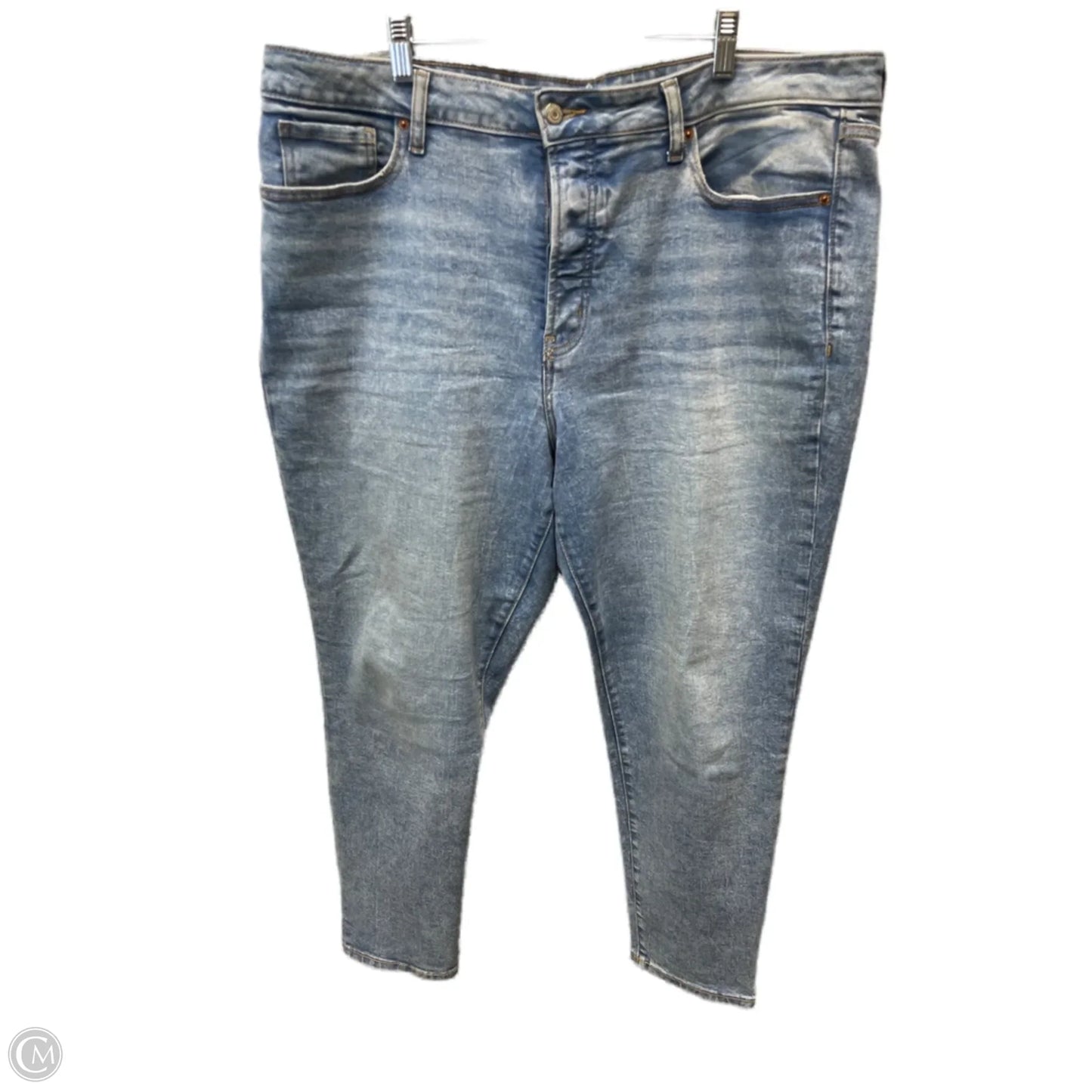 Jeans Straight By Old Navy In Blue Denim, Size: 18